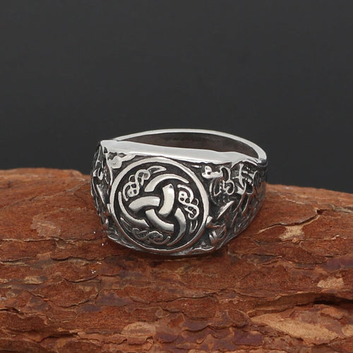 Bague Bague triple corne d'Odin - Odins Hall
