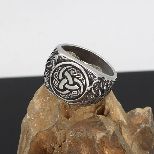 Bague Bague triple corne d'Odin - Odins Hall