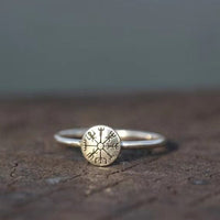 Vegvisir Warrior Ring with Shield