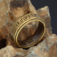 Antique Viking Ring - Stainless Steel