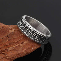 Antique Viking ring in stainless steel