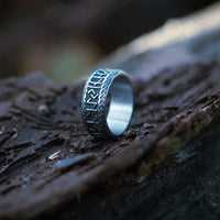 Antique Viking ring in stainless steel