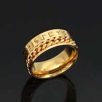 Modern Viking Ring - sacred runes