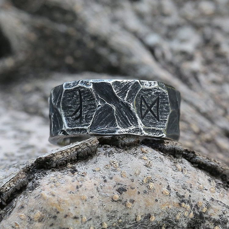 Viking rune ring "Heroic Destiny"