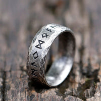 Viking ring rune \"Hero's Wisdom\"