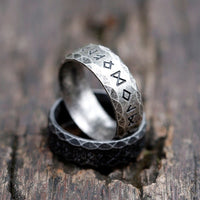 Viking ring rune \"Hero's Wisdom\"