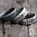 Viking ring rune "Hero's Wisdom"