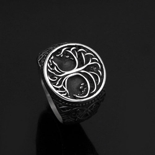 Bague Bague Yggdrasil | Acier Inoxydable - Odins Hall