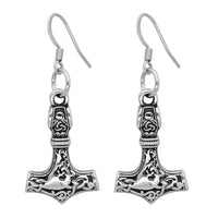 Mjolnir stainless steel earrings