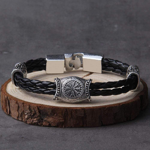 Bracelet Bracelet boussole runique Vegvisir 