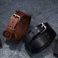 Adjustable Leather Strap - Valknut® Symbol