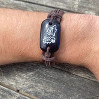 Freedom of the wolf bracelet