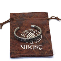 Mjolnir bracelet with runes