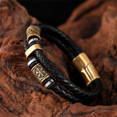 Braided viking bracelet "Warrior's agility