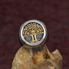 Golden Tree of Life signet ring - stainless steel