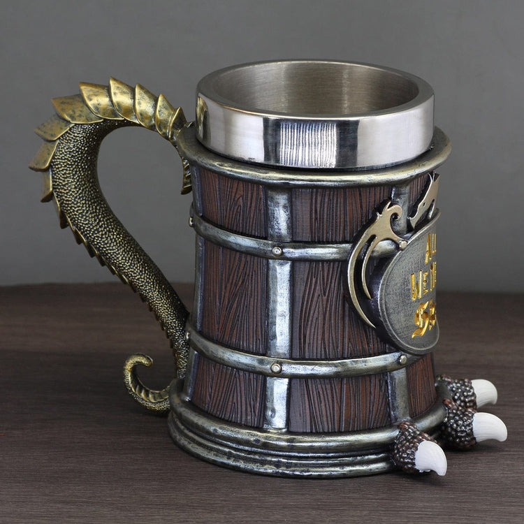 Viking mug "All we need skal" in resin