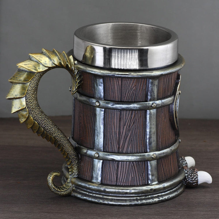 Viking mug "All we need skal" in resin