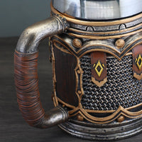 Berserker Fury\" viking mug in resin