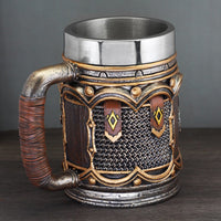 Berserker Fury\" viking mug in resin