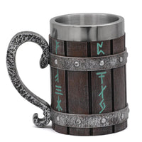 Viking mug with Nordic rune