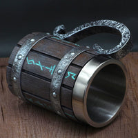 Viking mug with Nordic rune