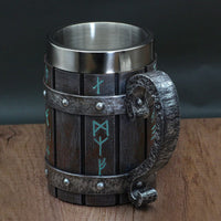 Viking mug with Nordic rune