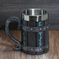 Viking mug with Nordic rune