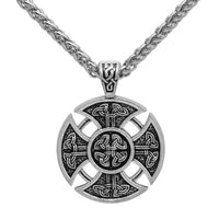 Viking Shield Necklace | Stainless Steel