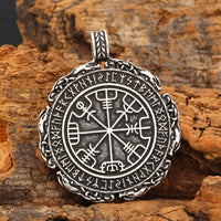 Vegvisir Runic Compass Necklace