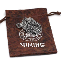 Odin's Crow Necklace | Stainless Steel