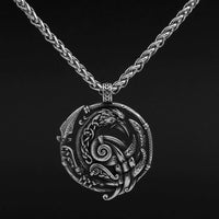 Odin's Crow Necklace | Stainless Steel