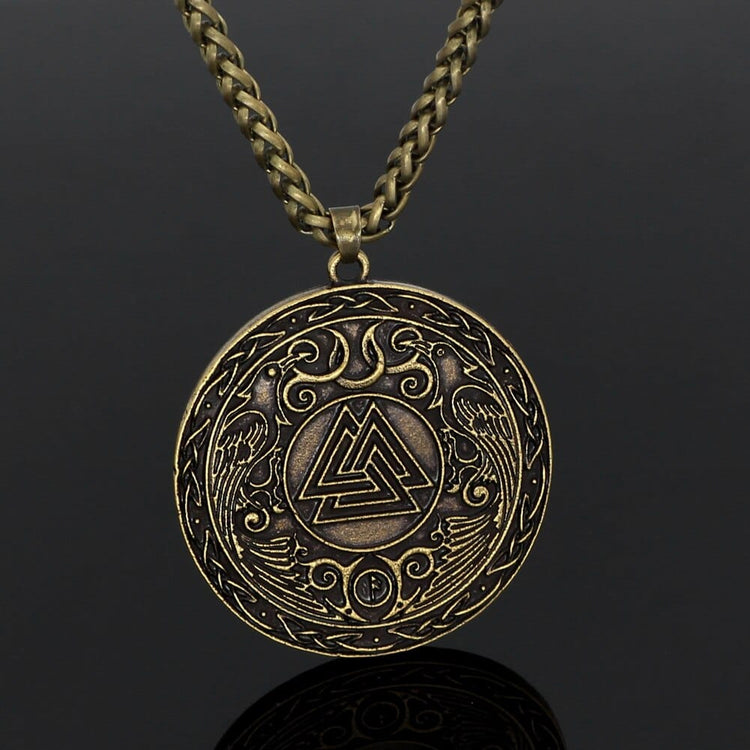 Viking Trinity Necklace - Valknut