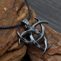 Necklace \"Gift of Poetry\" Triple horn of Odin