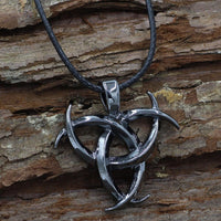 Necklace \"Gift of Poetry\" Triple horn of Odin