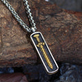 Viking fighting sword necklace