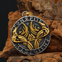 Huginn and Muninn necklace - Odin's ravens