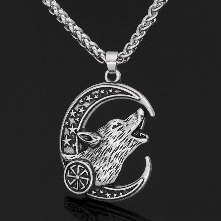 Odin wolf necklace