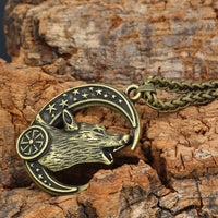 Odin wolf necklace