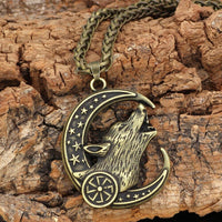 Odin wolf necklace