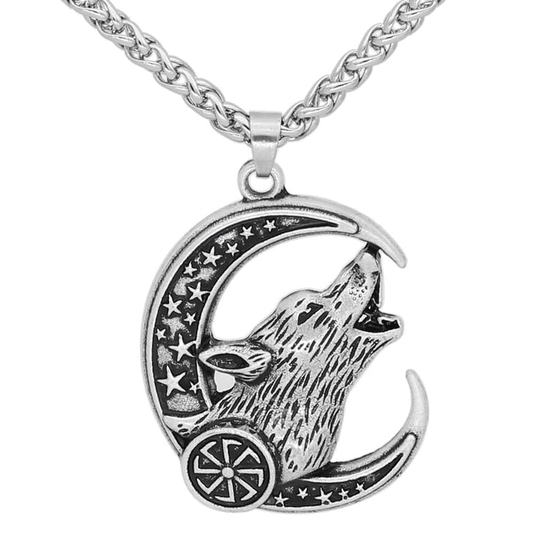 Odin wolf necklace