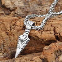 Valknut Point Collar | Stainless Steel