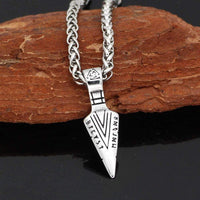 Valknut Point Collar | Stainless Steel