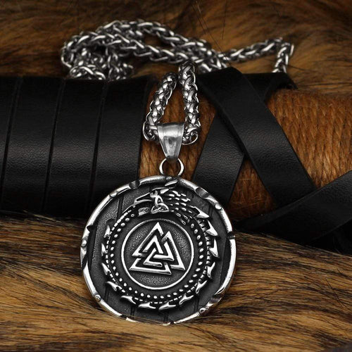 Collier Collier Valknut | Acier Inoxydable - Odins Hall