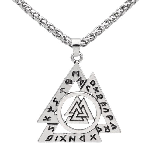 Collier Collier Valknut imbriqués - Odins Hall