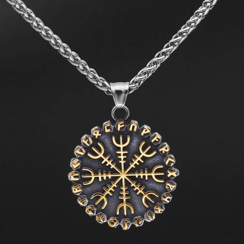 Collier Collier Vegvisir | Acier Inoxydable - Odins Hall