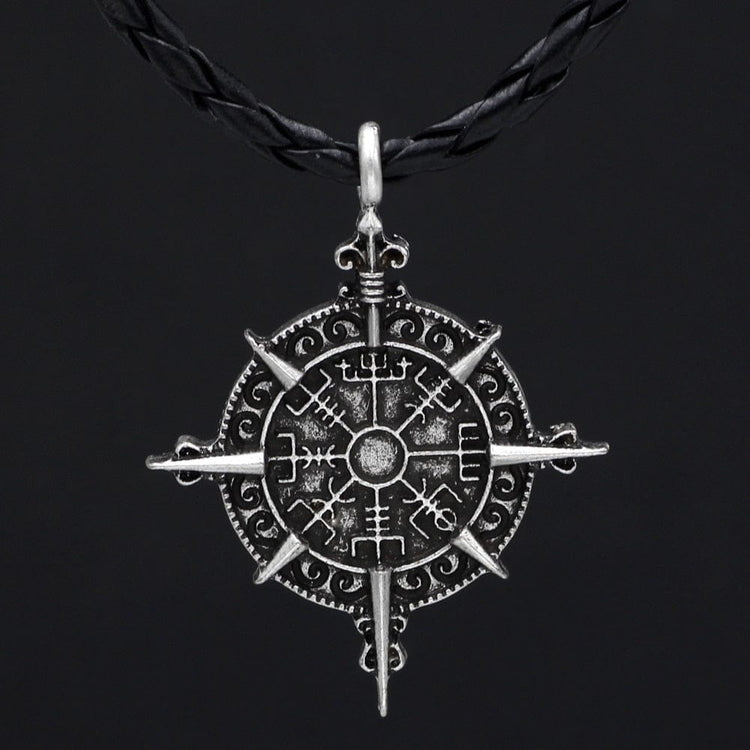 Vegvisir Compass of Fate Necklace