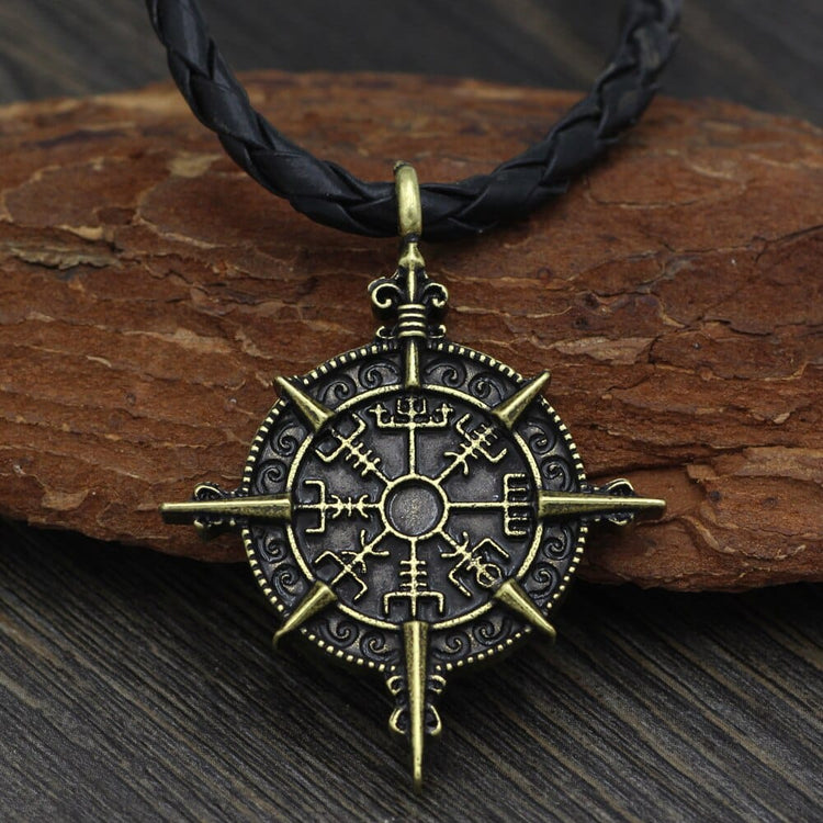 Vegvisir Compass of Fate Necklace