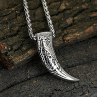 Necklace viking tooth of Fenrir the giant wolf