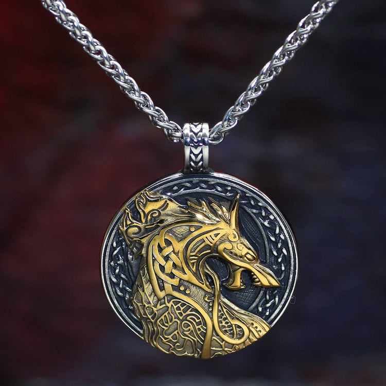 Viking necklace Jörmungandr the snake of Midgard