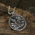 Viking necklace Odin and the crows Huginn and Muninn